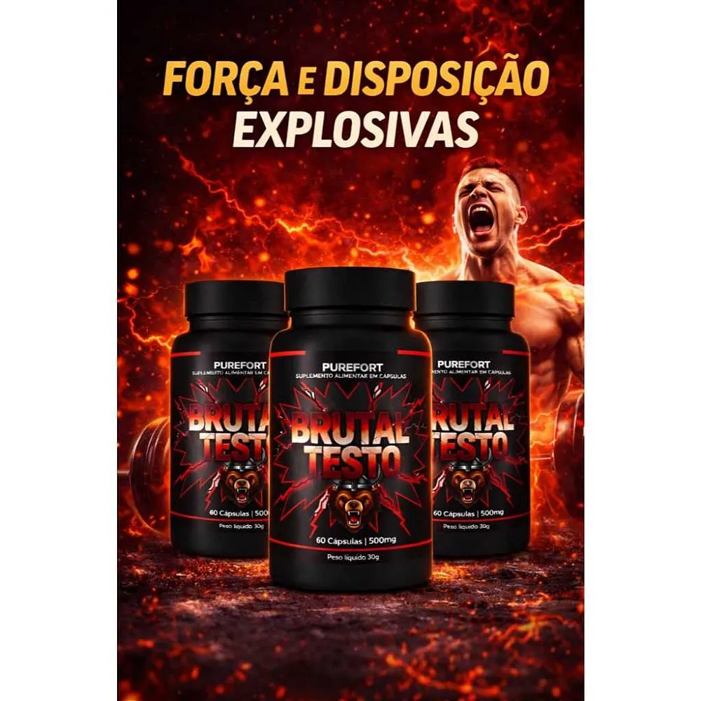 Brutal Testo 60 cápsulas — Purefort, foto 3 de 4