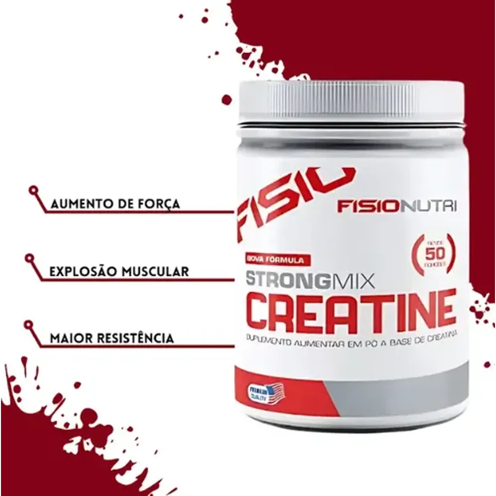 Creatina Strong Mix 300g — Fisionutri, foto 3 de 4