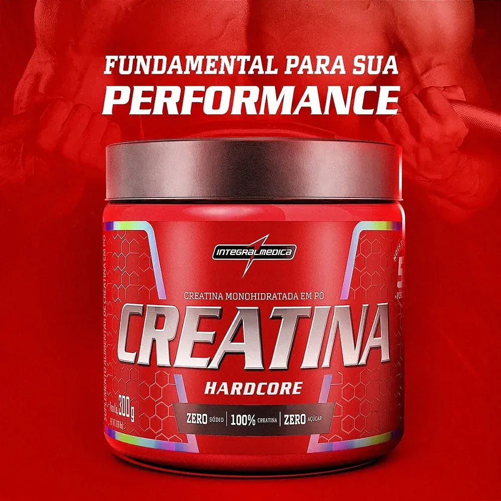 Creatina Hardcore 300g — Integralmedica, foto 3 de 4
