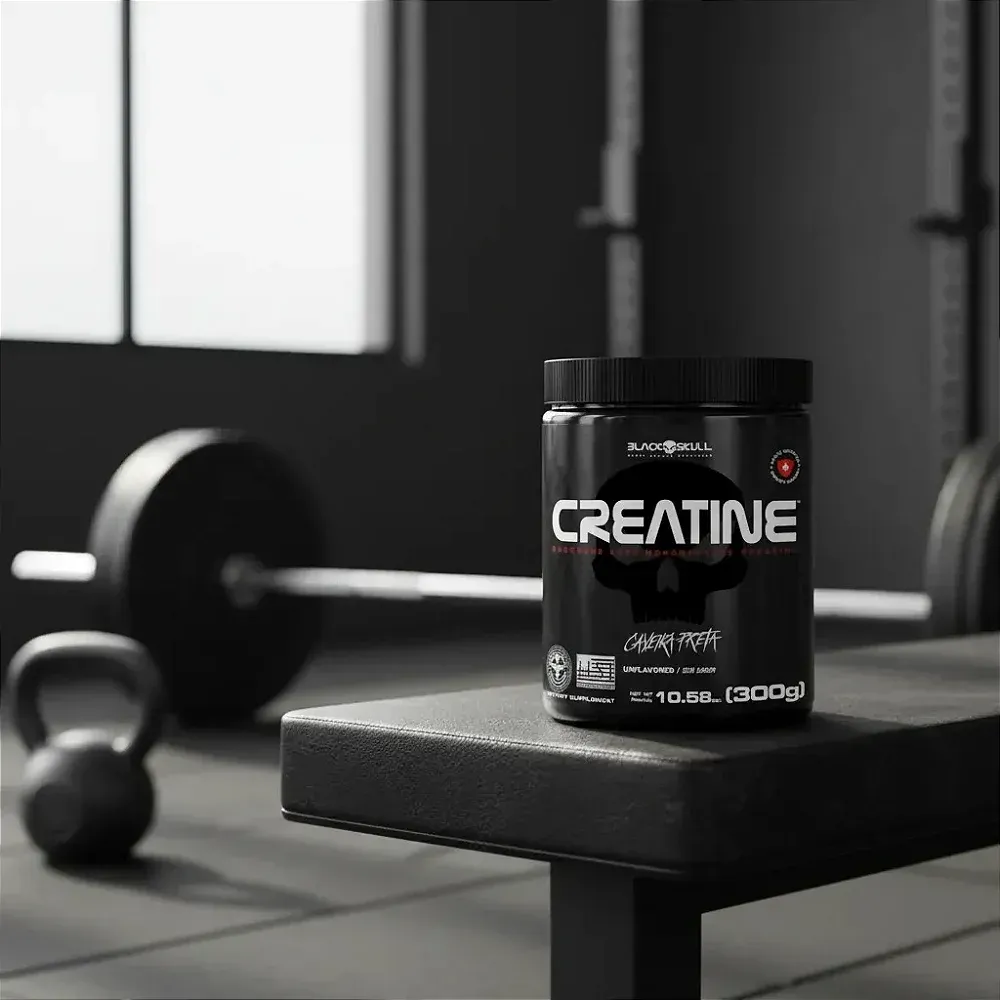 Creatina Monohidratada Black Skull 300g — Black Skull, foto 3 de 4