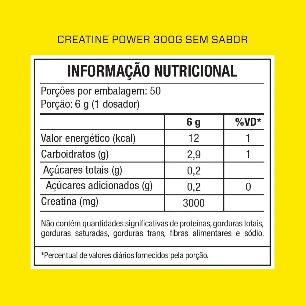 Creatina Power Extra Energy 300g — 3VS Nutrition, foto 3 de 4