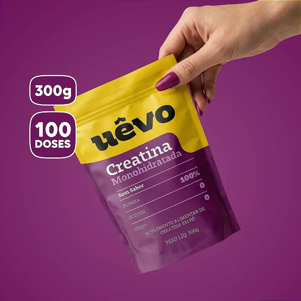 Creatina Monohidratada Uêvo 300g — Uêvo, foto 2 de 4