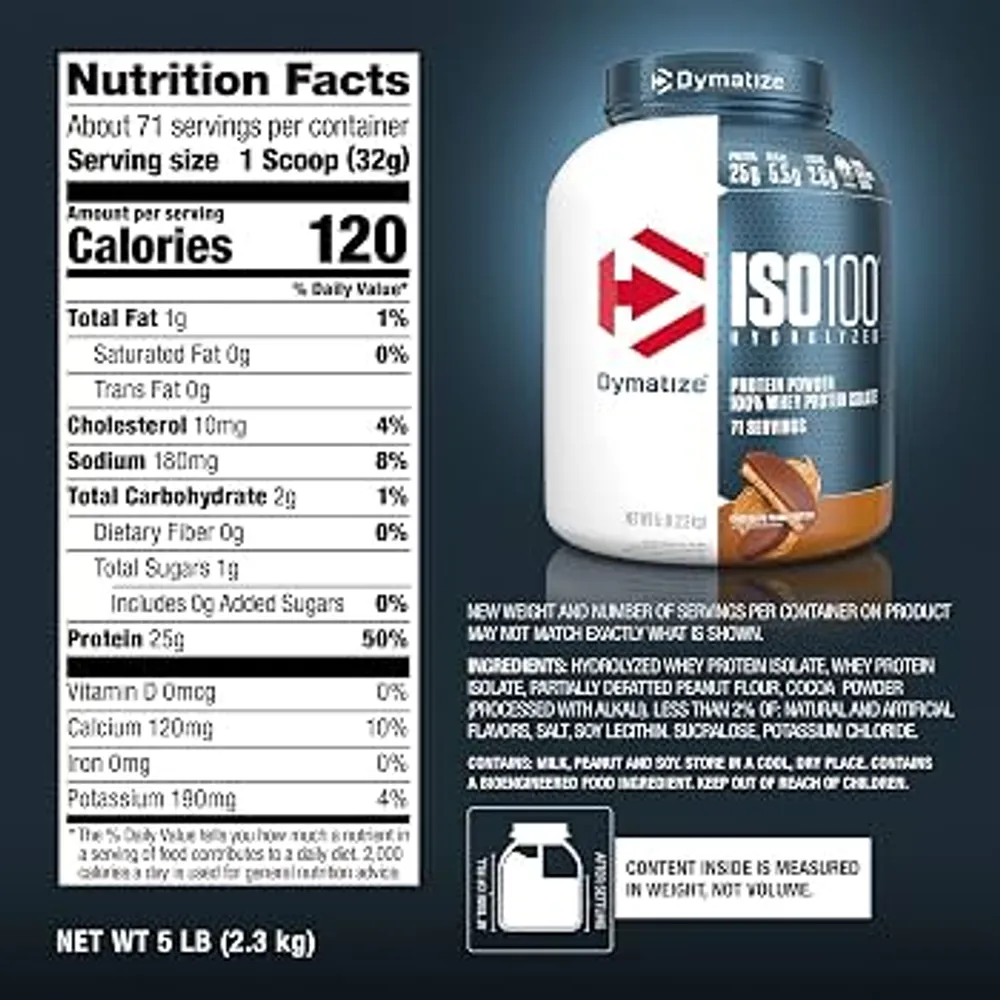 ISO100 Hydrolyzed 2,3kg — Dymatize, foto 2 de 4