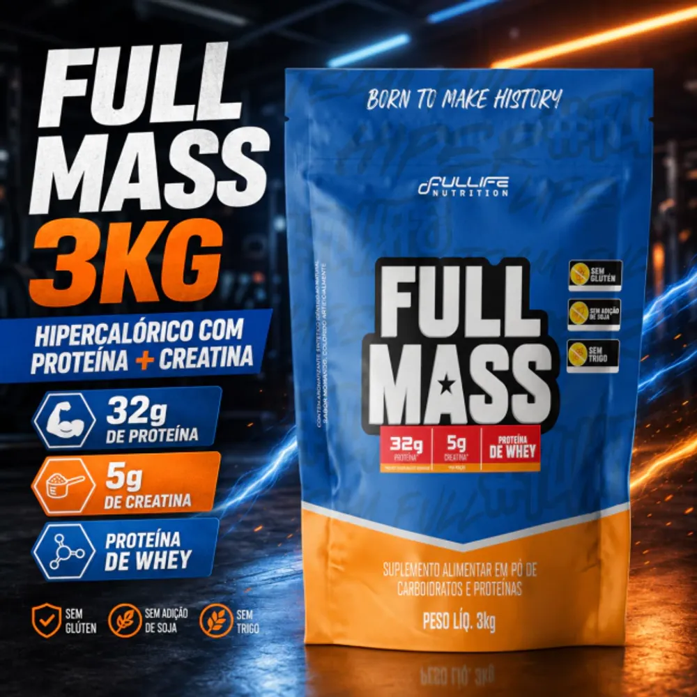 Full Mass Hipercalórico 3kg — Fullife Nutrition, foto 2 de 4