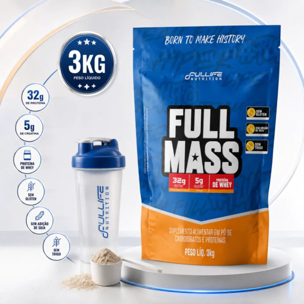Full Mass Hipercalórico 3kg — Fullife Nutrition, foto 4 de 4