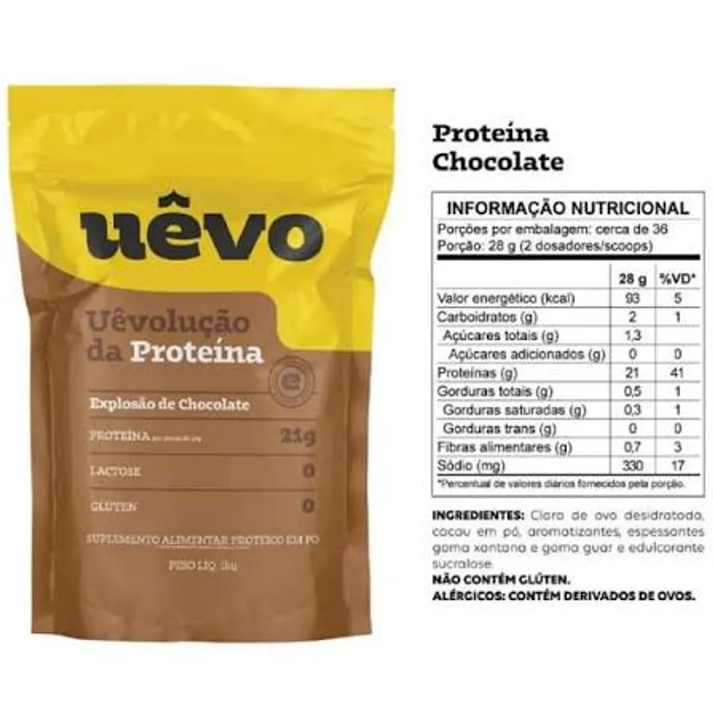 Proteína Uêvo 420g Refil — Uêvo, foto 2 de 4