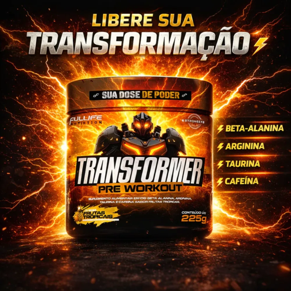 Transformer Pré-treino 45 doses — Fullife Nutrition, foto 4 de 4