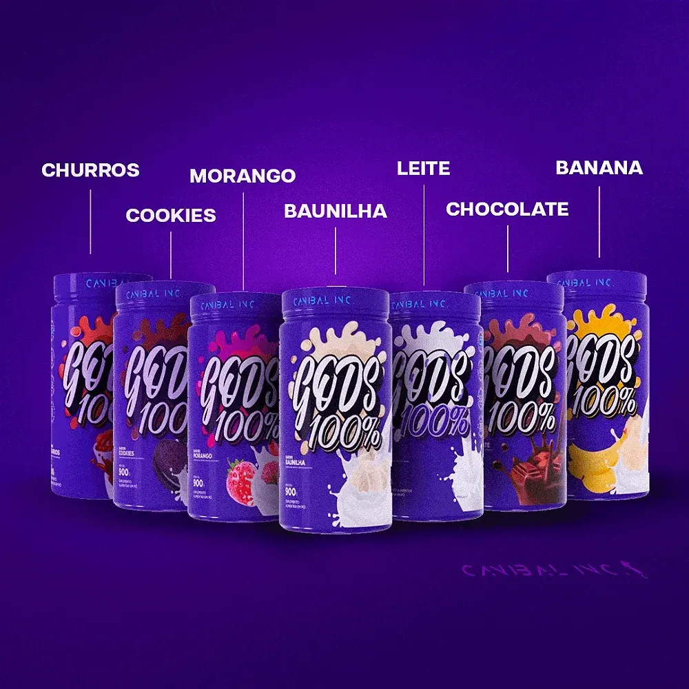 Whey 100% Gods Canibal Inc 900g — Canibal Inc, foto 3 de 4
