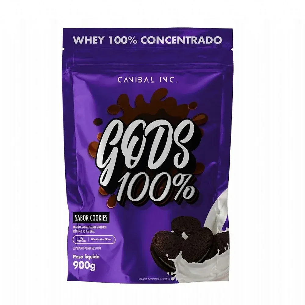 Whey 100% Gods Canibal Inc 900g — Canibal Inc, foto 4 de 4