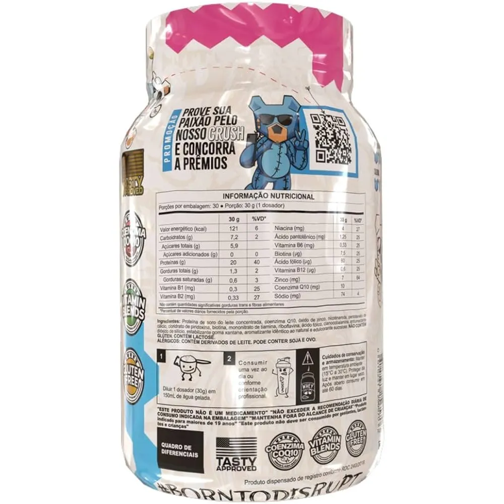 100% Whey Crush 900g — Under Labz, foto 2 de 4