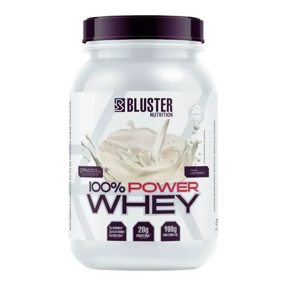 Whey 100% Power 900g — Bluster Nutrition, foto 4 de 4