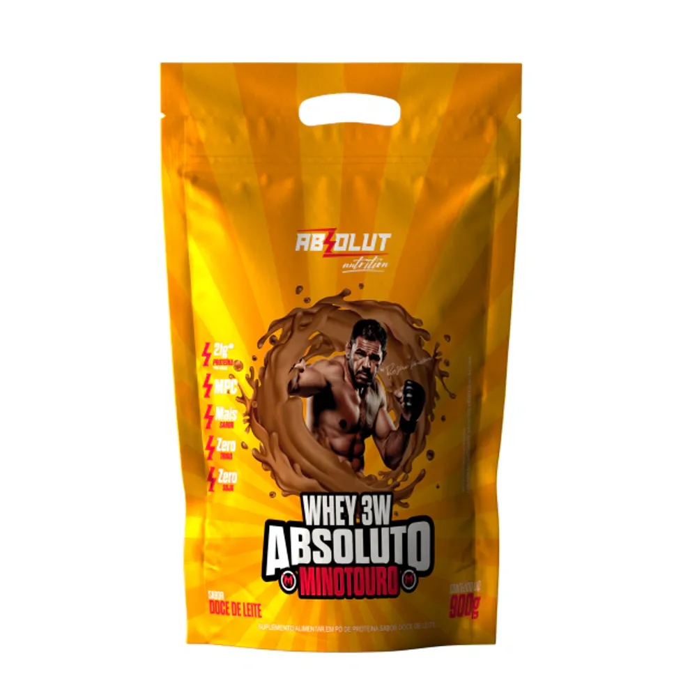 Whey 3W Minotouro 900g — Absolut Nutrition, foto 2 de 4